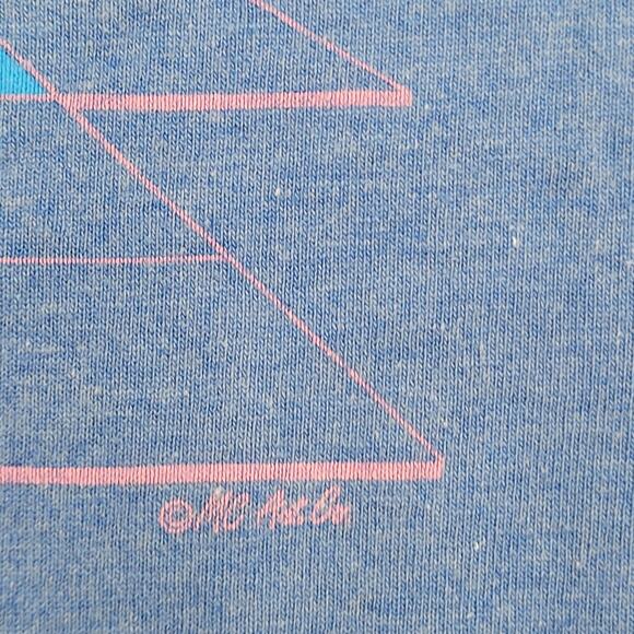Vintage 80s Tennessee Shirt Womens XL 22x28 Faded Blue USA - Picture 15 of 15